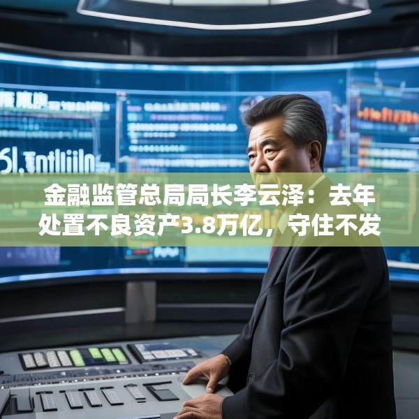 金融监管总局局长李云泽：去年处置不良资产3.8万亿，守住不发生系统性风险底线