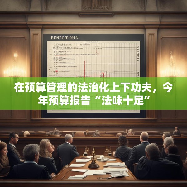 在预算管理的法治化上下功夫，今年预算报告“法味十足”