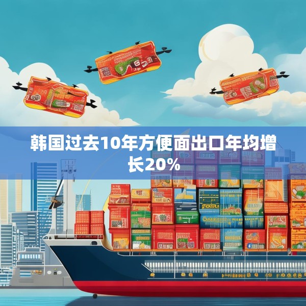韩国过去10年方便面出口年均增长20%