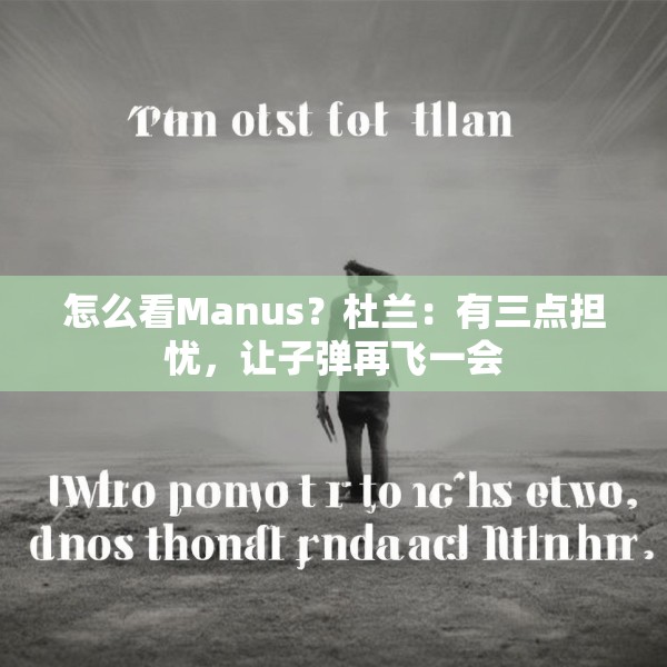 怎么看Manus？杜兰：有三点担忧，让子弹再飞一会