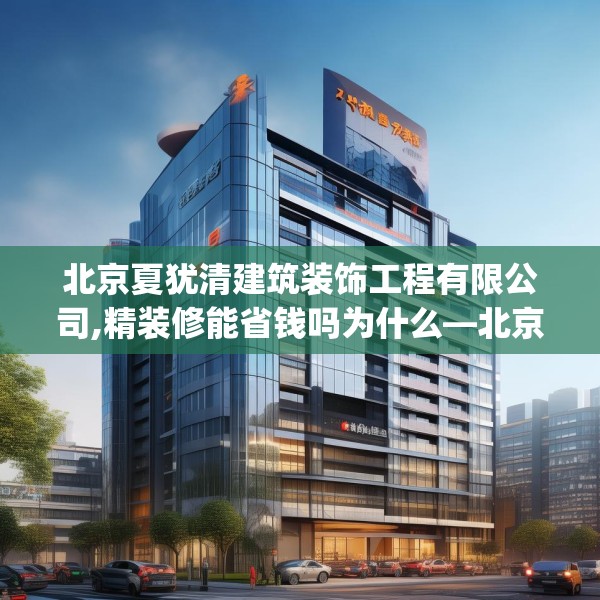 北京夏犹清建筑装饰工程有限公司,精装修能省钱吗为什么—北京夏犹清建筑装饰工程有限公司361.a237b238c241fgy.248jhhj