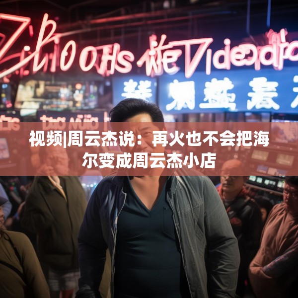 视频|周云杰说：再火也不会把海尔变成周云杰小店