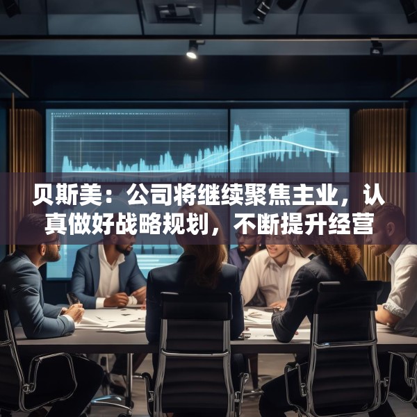 贝斯美：公司将继续聚焦主业，认真做好战略规划，不断提升经营管理水平