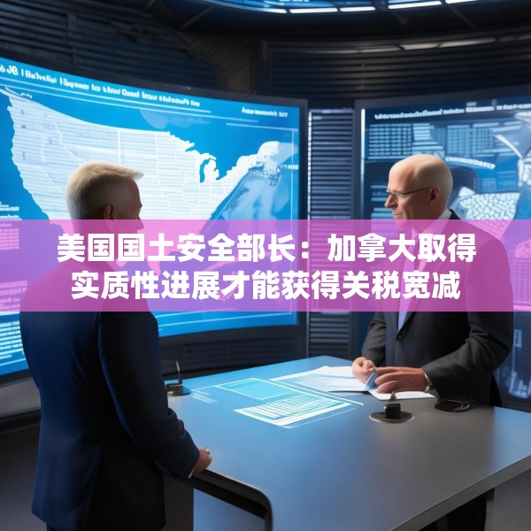 美国国土安全部长：加拿大取得实质性进展才能获得关税宽减