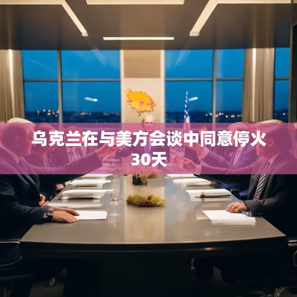 乌克兰在与美方会谈中同意停火30天