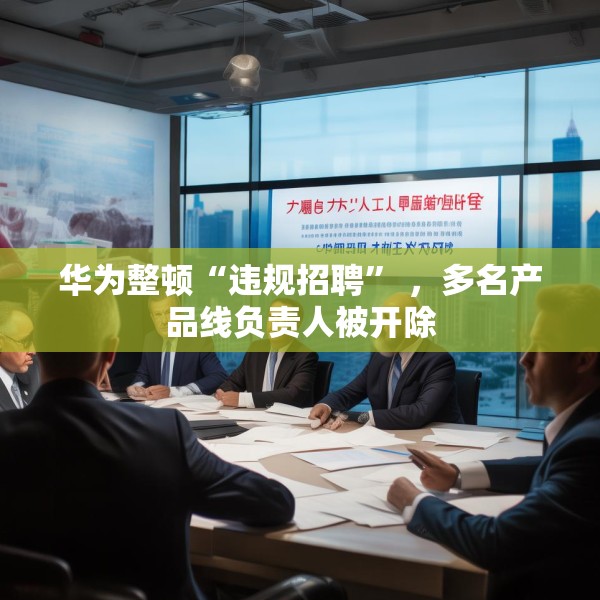 华为整顿“违规招聘” ，多名产品线负责人被开除
