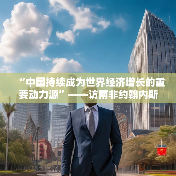 “中国持续成为世界经济增长的重要动力源”——访南非约翰内斯堡大学非洲—中国研究中心主任蒙亚埃