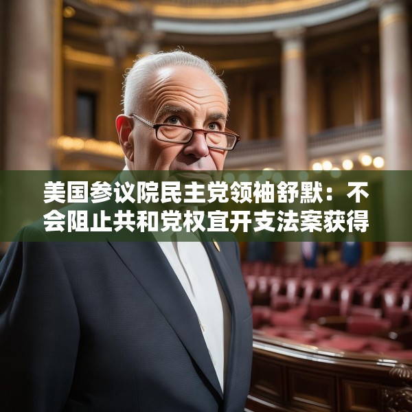美国参议院民主党领袖舒默：不会阻止共和党权宜开支法案获得通过