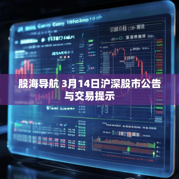 股海导航 3月14日沪深股市公告与交易提示