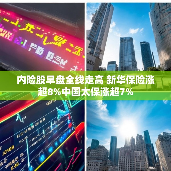 内险股早盘全线走高 新华保险涨超8%中国太保涨超7%