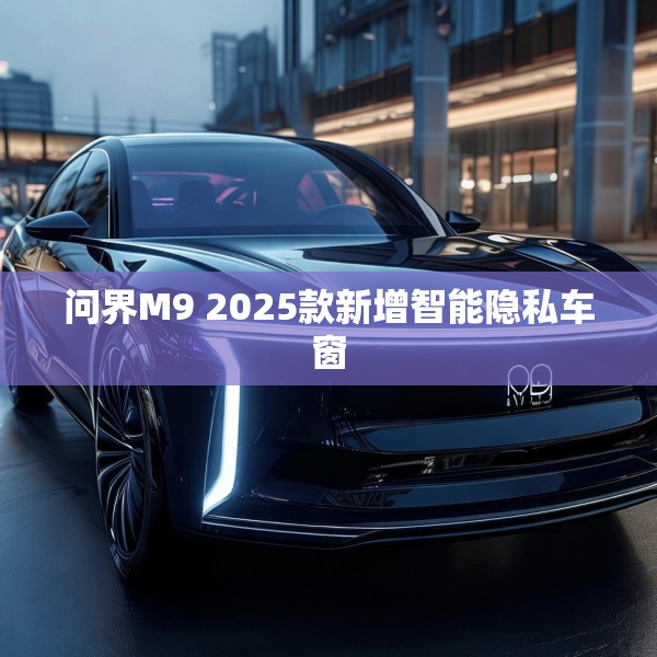 问界M9 2025款新增智能隐私车窗