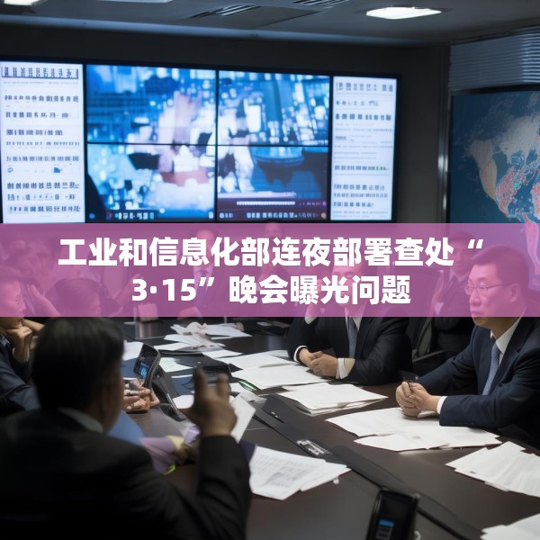 工业和信息化部连夜部署查处“3·15”晚会曝光问题