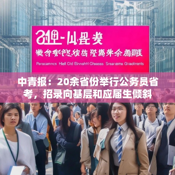 中青报：20余省份举行公务员省考，招录向基层和应届生倾斜