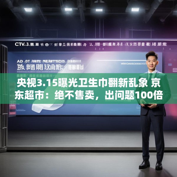央视3.15曝光卫生巾翻新乱象 京东超市：绝不售卖，出问题100倍赔偿