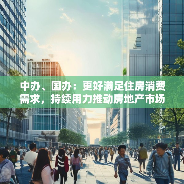 中办、国办：更好满足住房消费需求，持续用力推动房地产市场止跌回稳