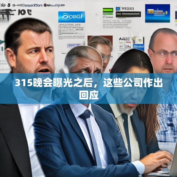 315晚会曝光之后，这些公司作出回应