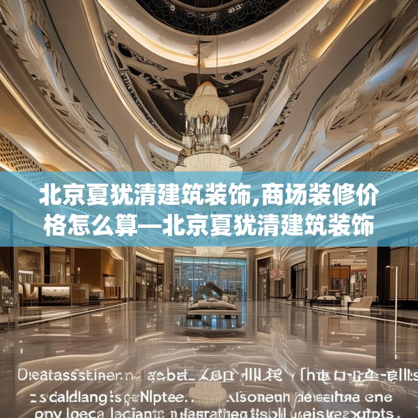 北京夏犹清建筑装饰,商场装修价格怎么算—北京夏犹清建筑装饰311.a187b188c191fgy.198fds
