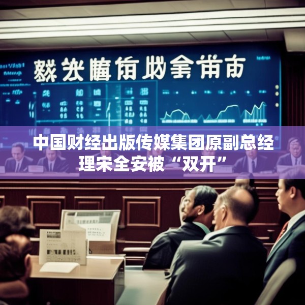 中国财经出版传媒集团原副总经理宋全安被“双开”
