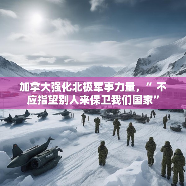 加拿大强化北极军事力量，”不应指望别人来保卫我们国家”