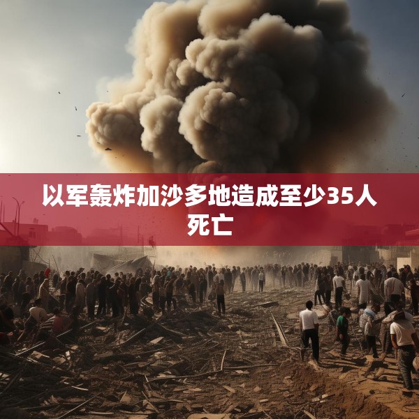 以军轰炸加沙多地造成至少35人死亡
