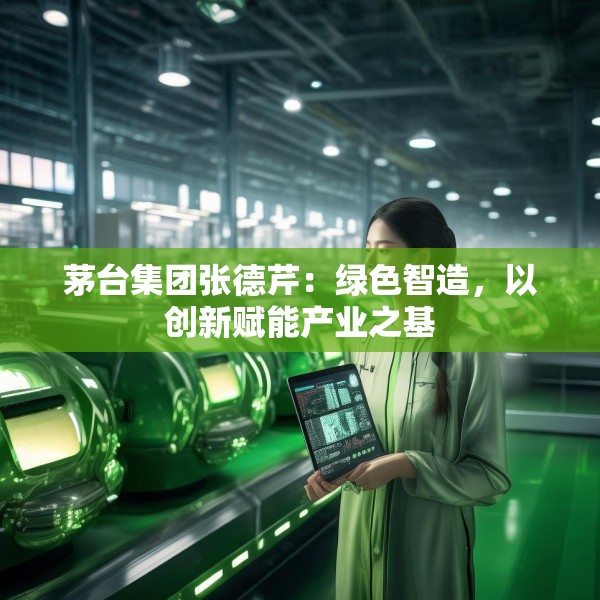 茅台集团张德芹：绿色智造，以创新赋能产业之基