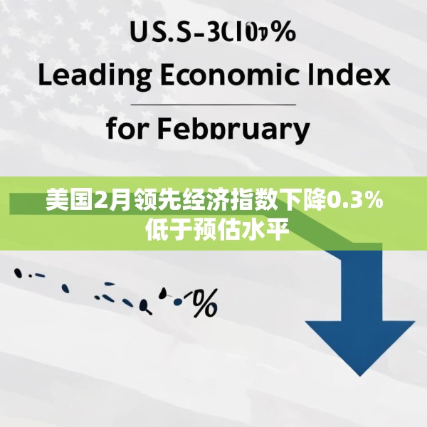 美国2月领先经济指数下降0.3% 低于预估水平