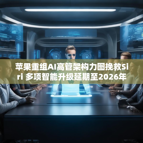 苹果重组AI高管架构力图挽救Siri 多项智能升级延期至2026年