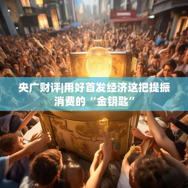 央广财评|用好首发经济这把提振消费的“金钥匙”