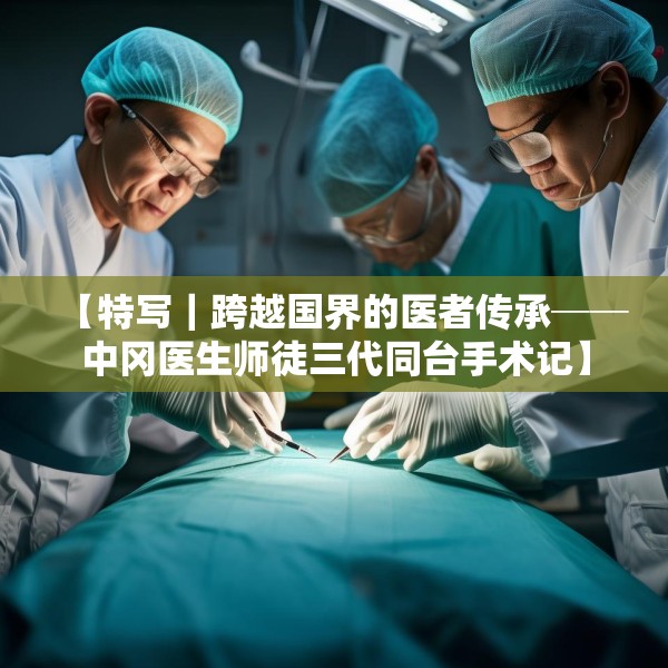 【特写｜跨越国界的医者传承──中冈医生师徒三代同台手术记】