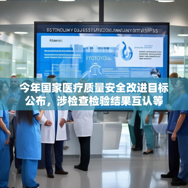 今年国家医疗质量安全改进目标公布，涉检查检验结果互认等
