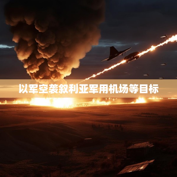 以军空袭叙利亚军用机场等目标