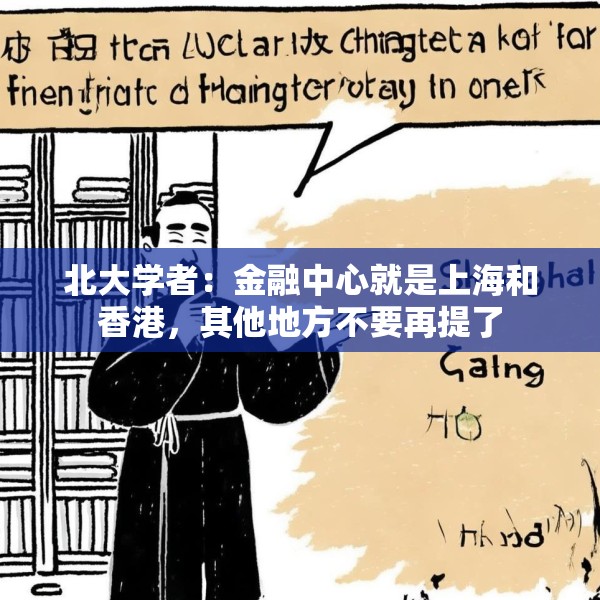 北大学者：金融中心就是上海和香港，其他地方不要再提了