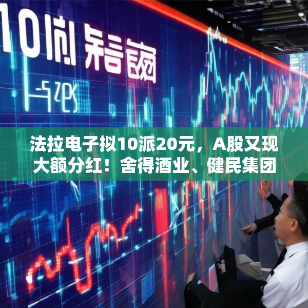 法拉电子拟10派20元，A股又现大额分红！舍得酒业、健民集团、汤臣倍健虽然业绩下滑，但仍然计划分红
