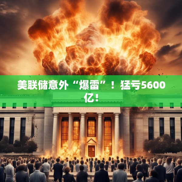 美联储意外“爆雷”！猛亏5600亿！