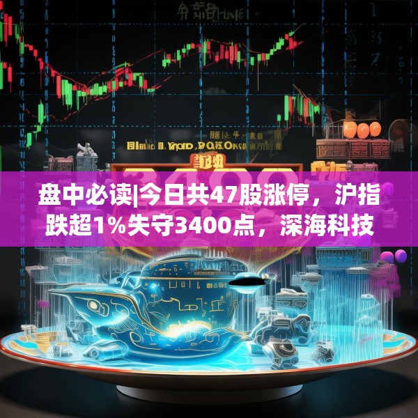 盘中必读|今日共47股涨停，沪指跌超1%失守3400点，深海科技概念逆势大涨