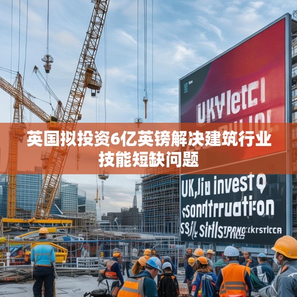 英国拟投资6亿英镑解决建筑行业技能短缺问题