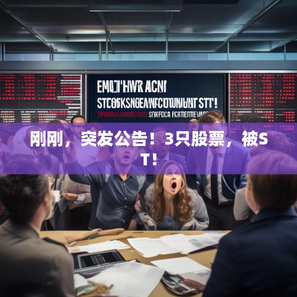 刚刚，突发公告！3只股票，被ST！
