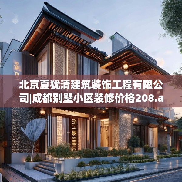 北京夏犹清建筑装饰工程有限公司|成都别墅小区装修价格208.a84b85c88fgy.95sdA