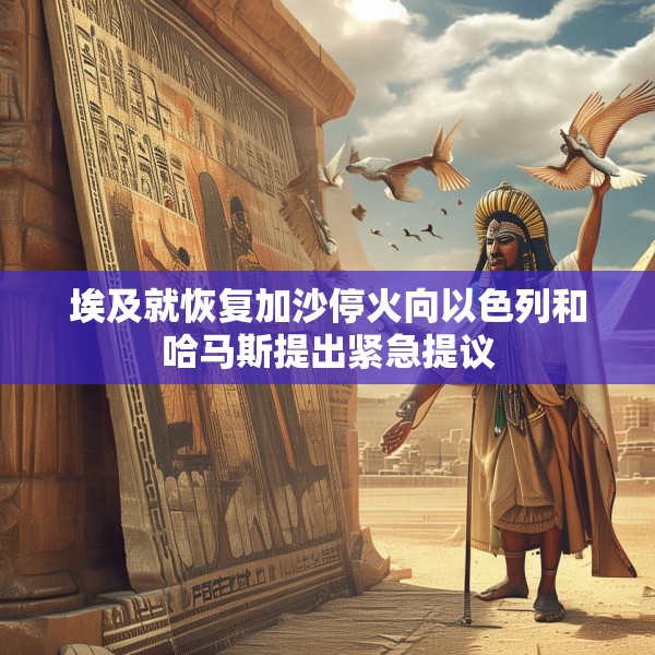 埃及就恢复加沙停火向以色列和哈马斯提出紧急提议