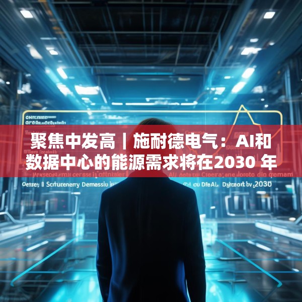 聚焦中发高｜施耐德电气：AI和数据中心的能源需求将在2030 年加倍