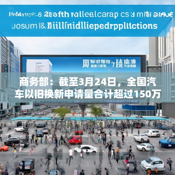 商务部：截至3月24日，全国汽车以旧换新申请量合计超过150万份