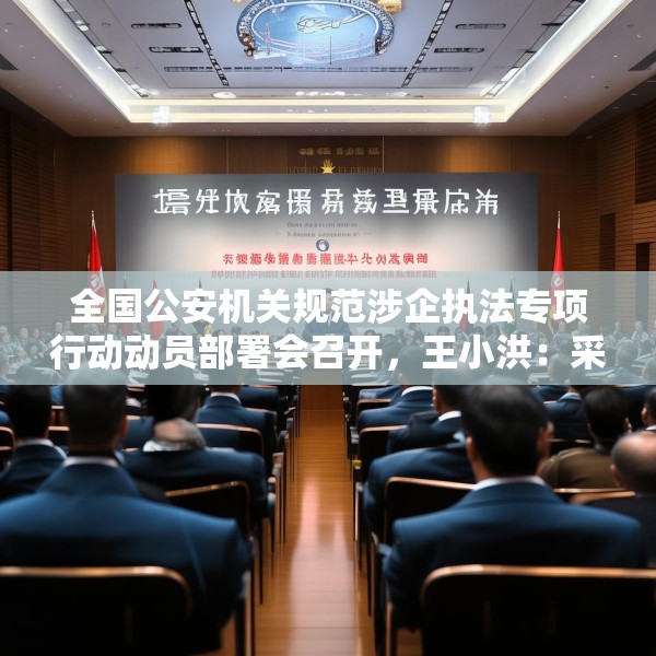 全国公安机关规范涉企执法专项行动动员部署会召开，王小洪：采取更具针对性、更有实效性的措施