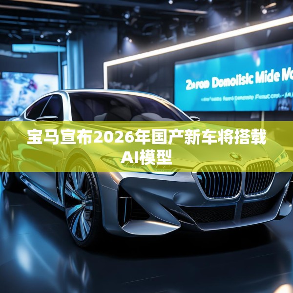 宝马宣布2026年国产新车将搭载AI模型