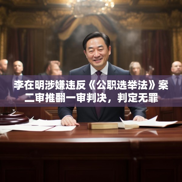 李在明涉嫌违反《公职选举法》案二审推翻一审判决，判定无罪