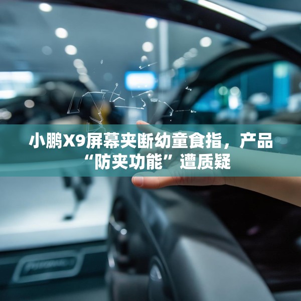 小鹏X9屏幕夹断幼童食指，产品“防夹功能”遭质疑