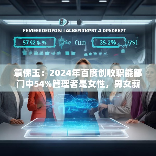 袁佛玉：2024年百度创收职能部门中54%管理者是女性，男女薪酬差距已缩小到0.6%。