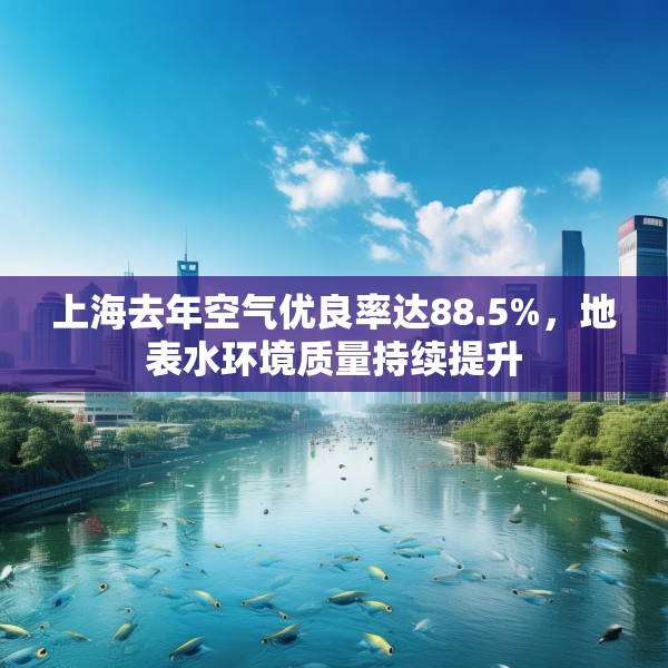 上海去年空气优良率达88.5%，地表水环境质量持续提升