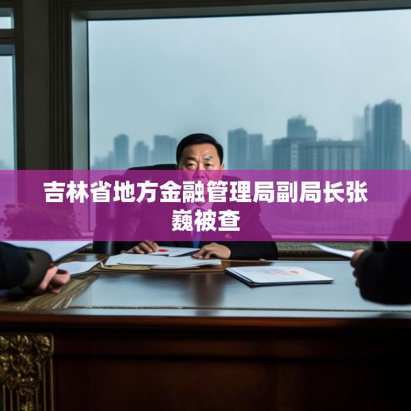 吉林省地方金融管理局副局长张巍被查