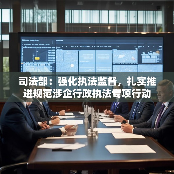 司法部：强化执法监督，扎实推进规范涉企行政执法专项行动