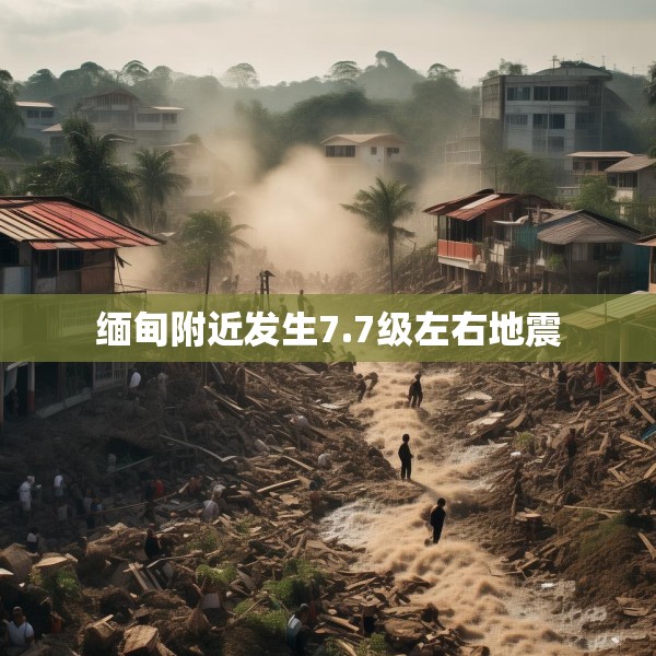 缅甸附近发生7.7级左右地震